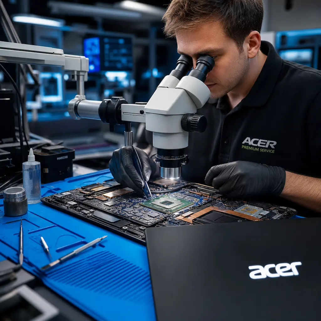Замена видеокарты ноутбука Acer в Краснокамске