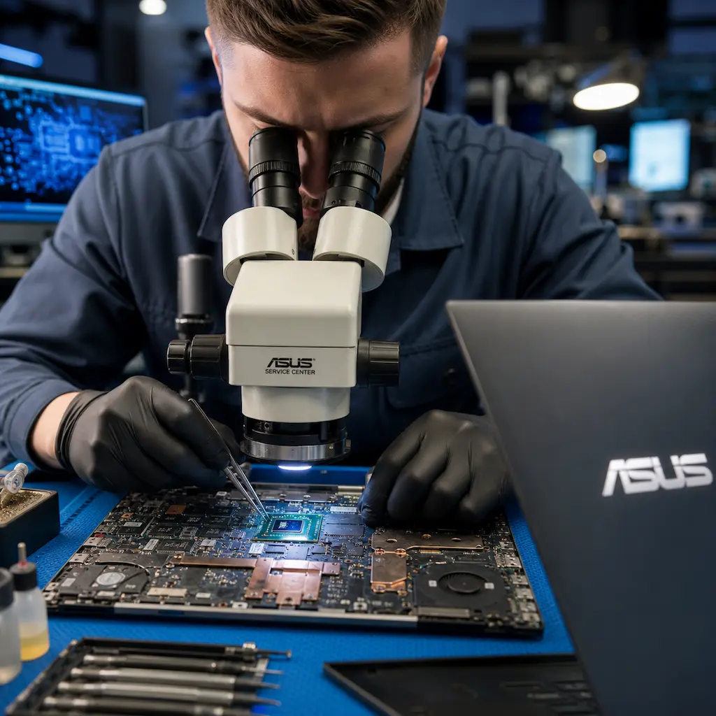 Замена видеокарты ноутбука Asus в Краснокамске