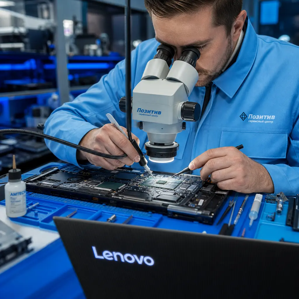Замена видеокарты ноутбука Lenovo в Краснокамске