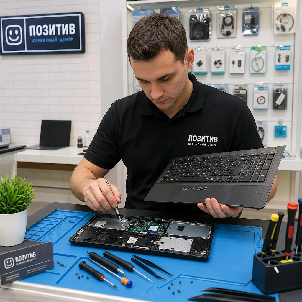 заменить клавиатуру на ноутбуке Packard Bell в Краснокамске