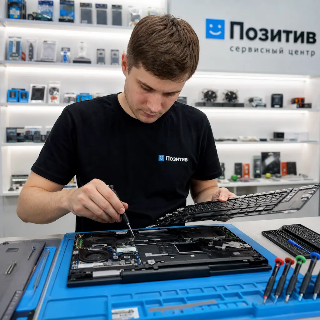 заменить клавиатуру на ноутбуке Samsung в Краснокамске