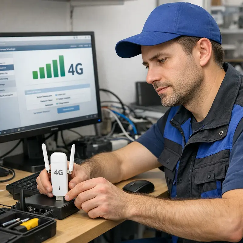 Настройка LTE модема в Краснокамске