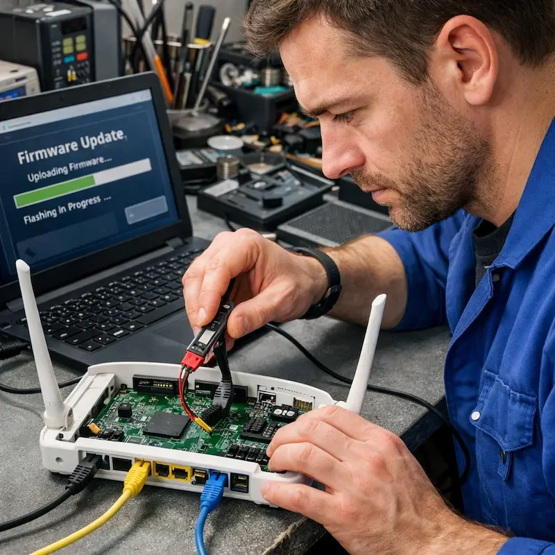 Обновление прошивки роутера в Краснокамске