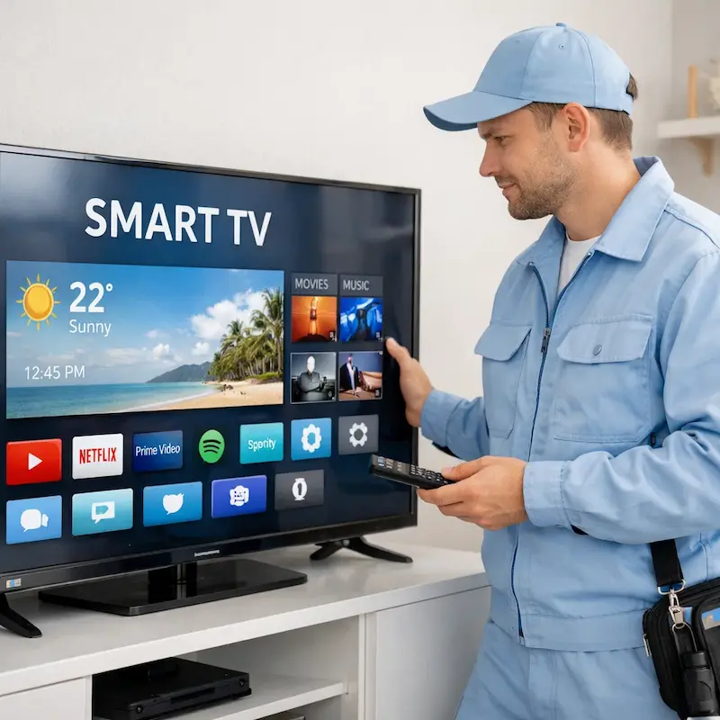 Настройка Smart TV в Краснокамске