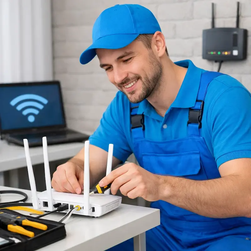 Настройка Wi - Fi в Краснокамске