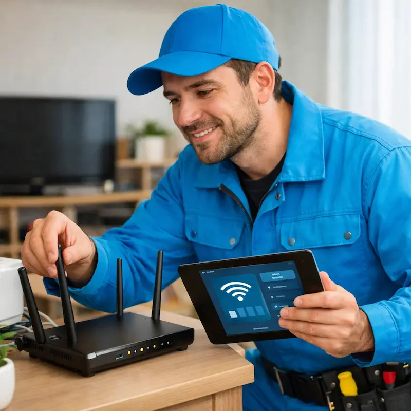 Настройка Wi-Fi для квартиры, дома и офиса в Краснокамске