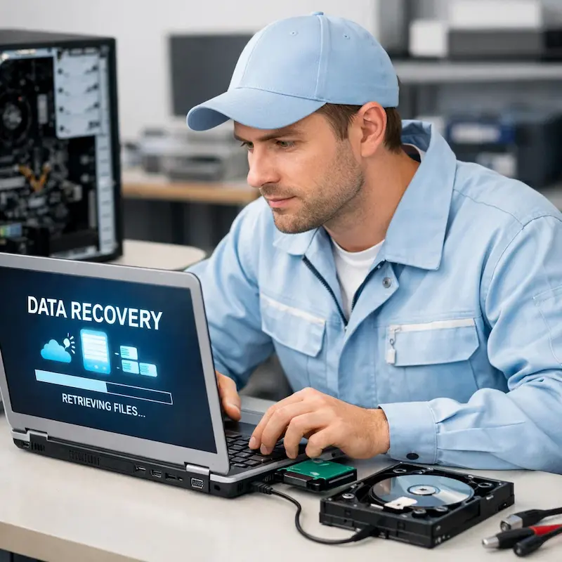 Восстановление данных и файлов в Краснокамске