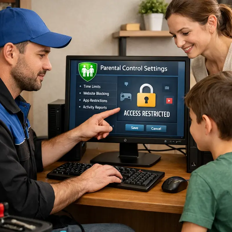 Родительский контроль на компьютере и ноутбуке в Краснокамске