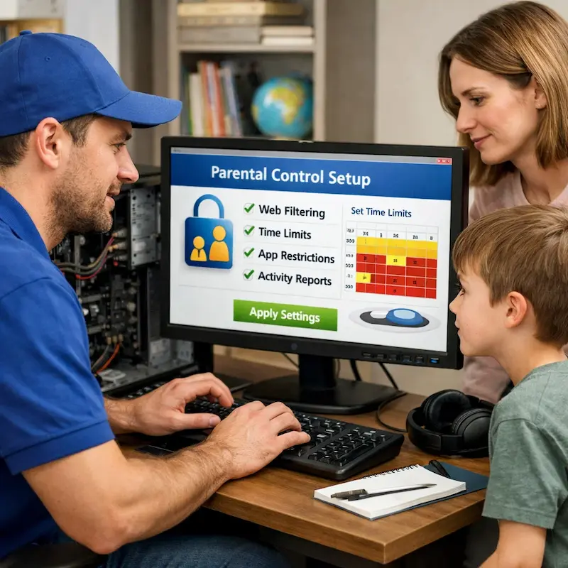 установка родительского контроля в Краснокамске