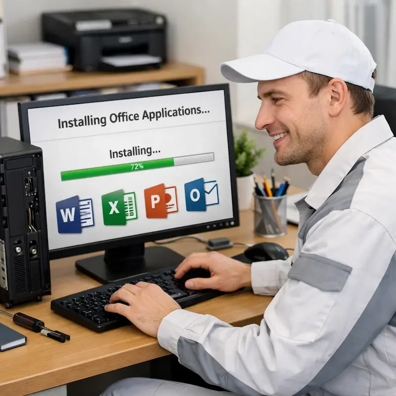 Установка и настройка программ на компьютере в Краснокамске