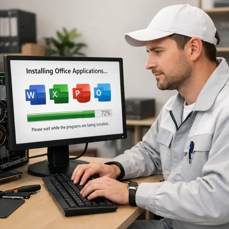 установка офисных программ на компьютер в Краснокамске