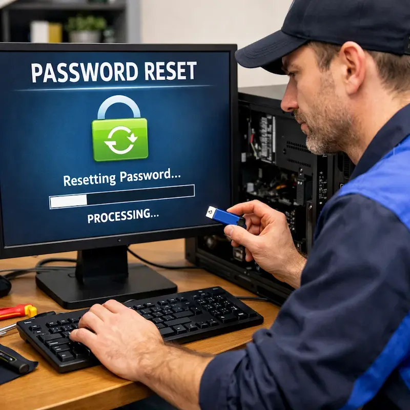 Удаление пароля на компьютере в Краснокамске