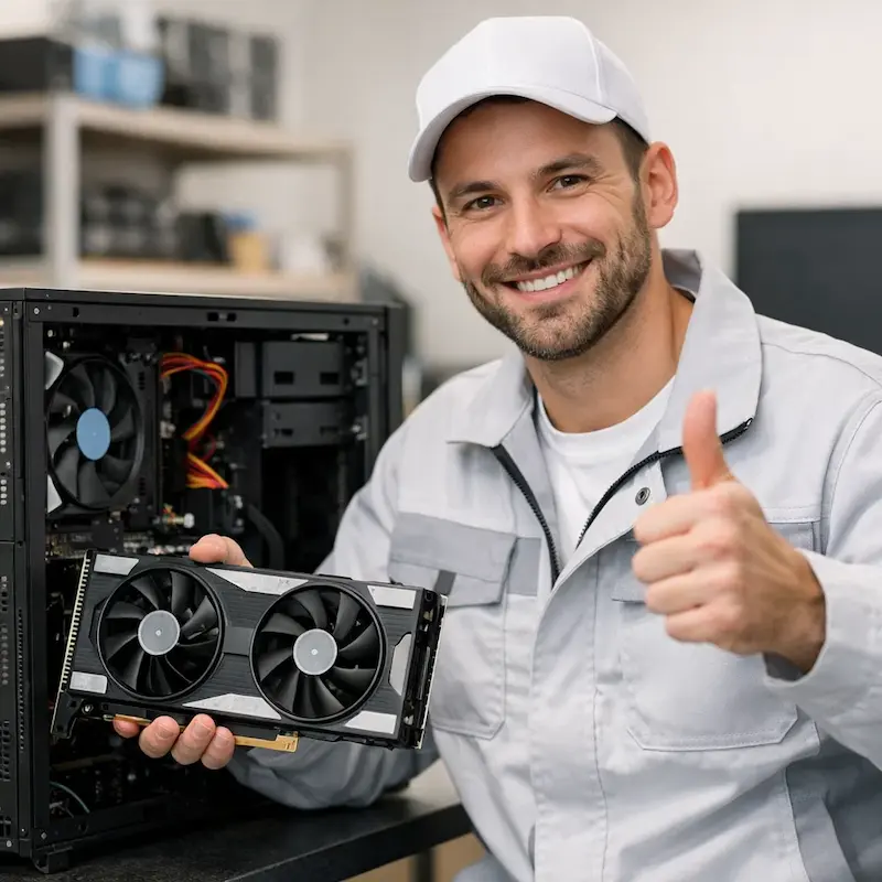 установка видеокарты на ПК в Краснокамске